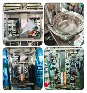 Wholesale CE quad stand up pouch filling and bagging sealing machine for flour food powder from china suppliers