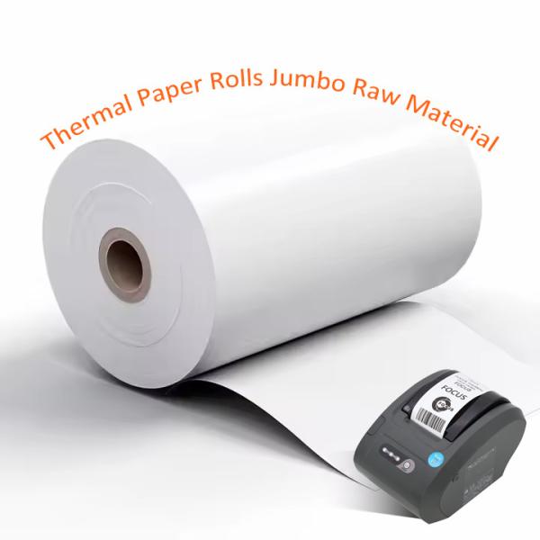 Long Lasting Print Thermal Paper Jumbo Roll Grammage 45gsm / 48 Gsm / 55gsm /