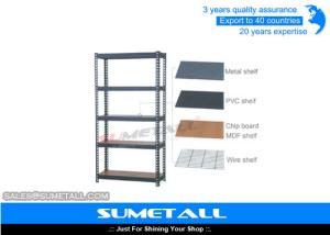 Wholesale Free Standing Boltless Rivet Shelving Industrial Metal Shelves For Storage from china suppliers