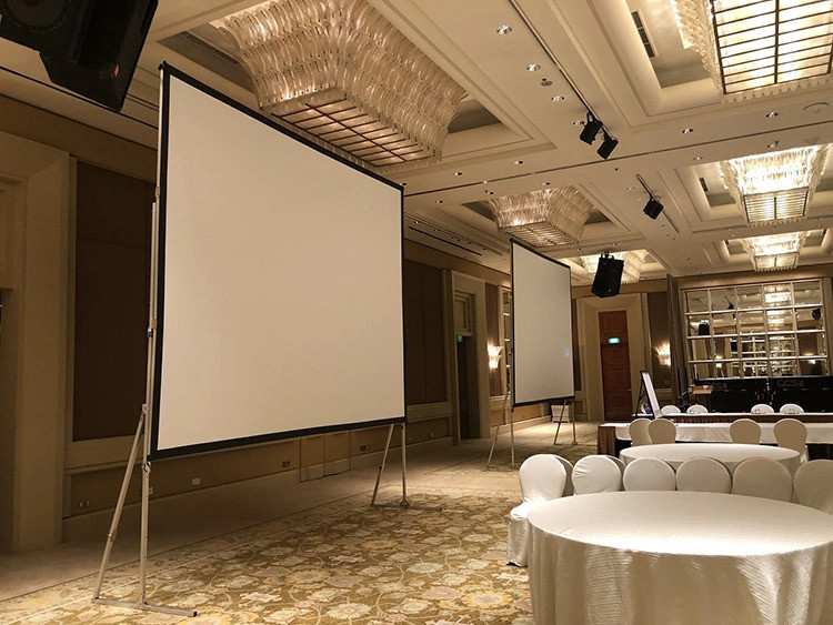 120inch 16:9 Home School Office 170 Degree View Angle 1.1 Gain Fast Fold Projection Screen