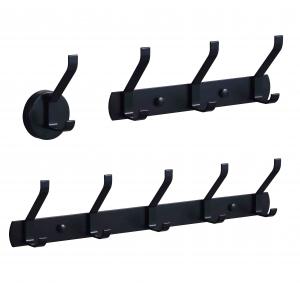 Wholesale Double Hooks Aluminium Wall Hooks For Mudroom Bathroom Entryway from china suppliers