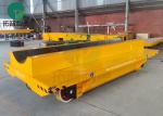 Heavy Duty Metal Factory Rail Transfer Trolley For Steel Plant
