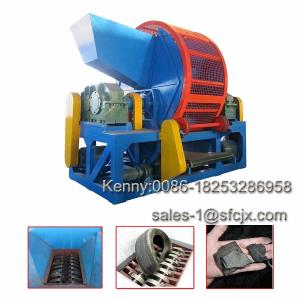Wholesale Two Shaft Whole Tire Recycling Machine , Waste Tyre Shredder from china suppliers