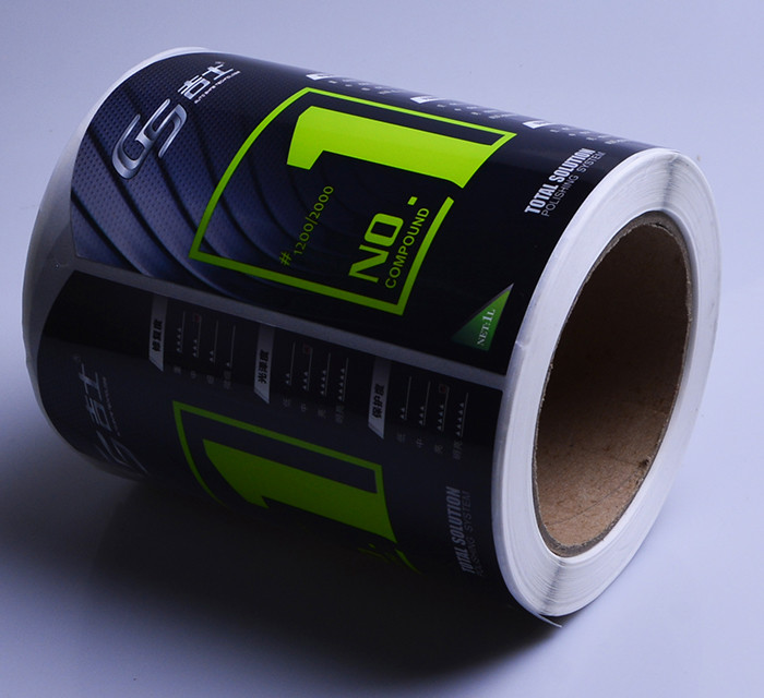 Manufacturer Custom adhesive plastic roll labels stickers for Packaging