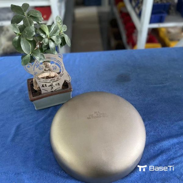 Customized Titanium Pipe Fittings Grade 1 Grade 2 Titanium Pipe Cap Corrosion Resistance