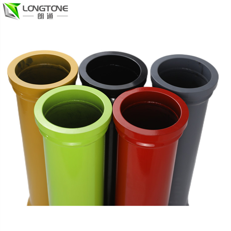 60000CBM Putzmeister Concrete Pump Parts , Welded Reinforced Concrete Pipe
