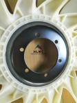 R215-9 Excavator Engine Parts 6 Holes 12 Blades Engine Cooling Fan Blade