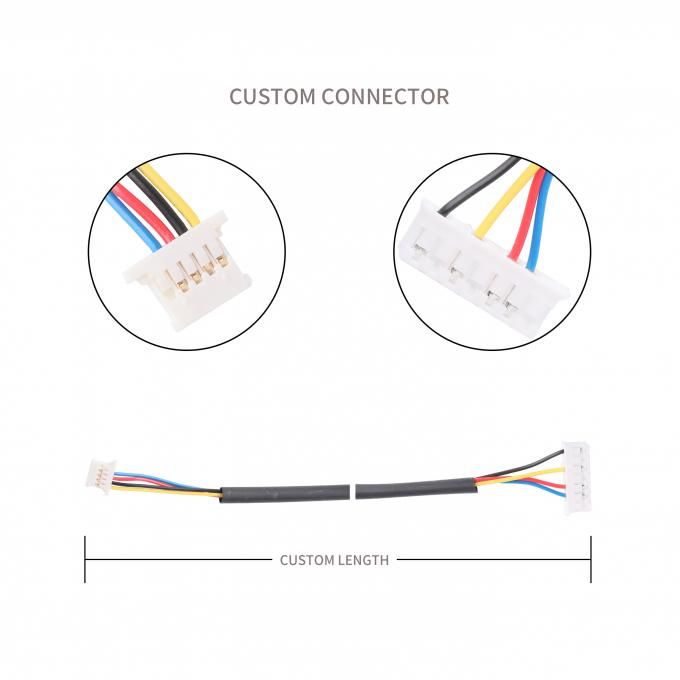 ROHS MOLEX 41146-0500 To JST PHR-7 Wire UL1061 28AWG Cable OEM / ODM 0