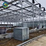 Transparent Multi Span 120km/H Commercial Glass Greenhouse