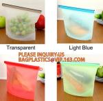 Reusable Silicone Food Storage Bag Washable Silicone Fresh Bag for Fruits