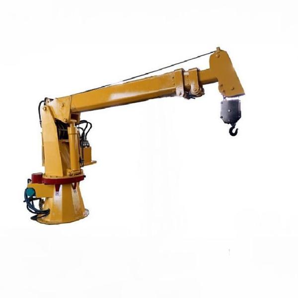 10 Ton Marine Cargo Ship Cranes With 360 Degree Hydraulic Slewing for Indonesia