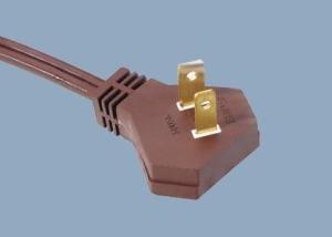 Wholesale UL CUL CSA 15A 125V 2 Pin Prong NEMA 1-15P 135 Degree Plug American UL Power Cord from china suppliers
