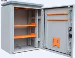 Steel Outdoor Electrical 19 Inch Network Equipment Cabinet For Solar Off Grid