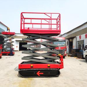 Wholesale 200 kg 4m 6m Tracked Scissor Lift Self Propelled Lift Platform from china suppliers