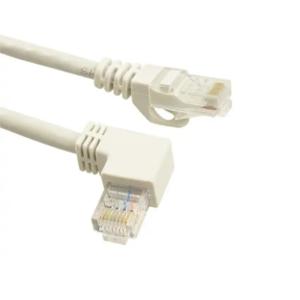 Wholesale 90 Degree Angle Fiber Optic Patch Cord UTP/FTP/SFTP CAT5E/CAT6/CAT6A from china suppliers