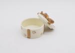 Heart Shape Porcelain Kitchen Canisters Handmade Trinket Box Covered Box With
