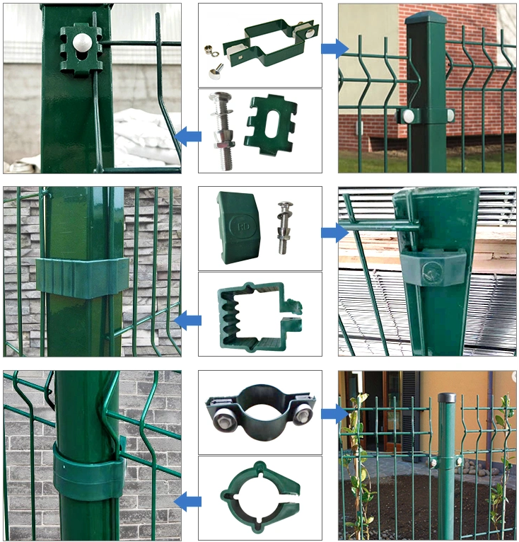 curved mesh fence