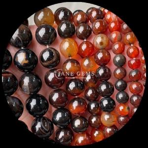 Wholesale Gemstone Round Shape Multi-color Agate Beads for DIY Jewelry Earrings from china suppliers