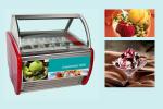 Danfoss Compressor 240L Store Ice Cream Display Cabinets