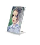Indoor Slim LED Light Box A4 / A3 / A2 Iron Table Top Stand Menu Cover Crystal