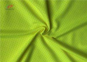 China Plain Deyed Sports Mesh Fabric Clothing Material Knitting Shrink - Resistant on sale