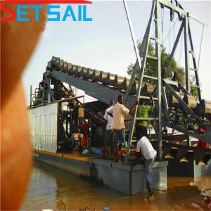 Wholesale River Sand Chain Bucket Gold Dredging Mining Machinery with 0.035-0.08m3 Bucket Capacity from china suppliers