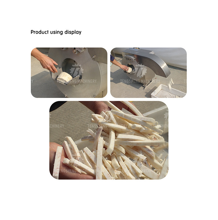 1500KG/H Vegetable Processing Machine French Fries Potato Stick Cutter