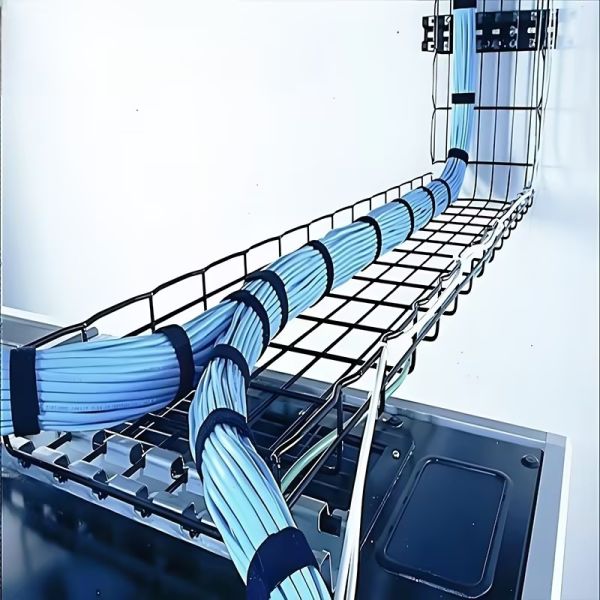 Durable 450mm Stainless Steel Wire Cable Tray Heavy Duty