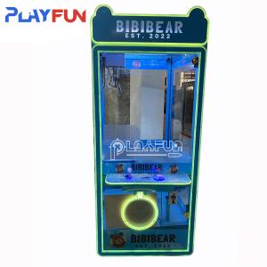 Wholesale Coin operated games luxury full transparent crane claw machines doll vending crane claw machines from china suppliers