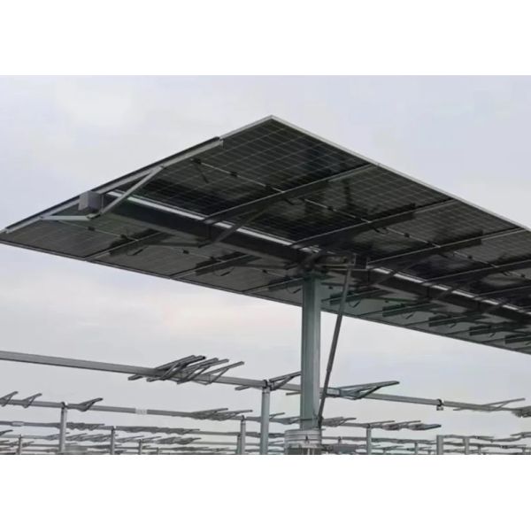 10kw Single Axis Tracking System Steel Power Frame System Solar Panel Tracker Mount