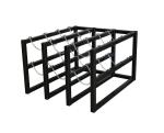 Three Tank Gas Cylinder Rack Compressed Gas Cylinder Storage Racks