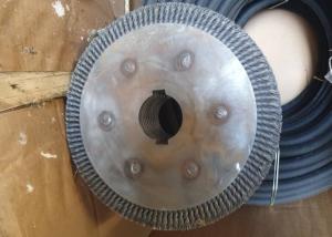 Wholesale Heavy Duty Twisted 18 Inch Knotted Wire Wheel Brush Roller For Rust Removal from china suppliers