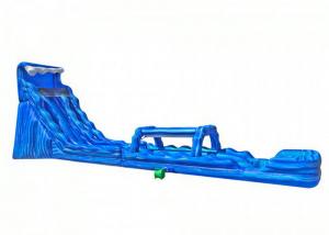 China Fire - Retarded Long Kids Inflatable Water Slide / Blow Up Water Slide For Adults on sale