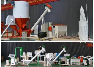 Wholesale Horizontal Feed Pellet Production Line Animal Feed Manufacturing Plant from china suppliers