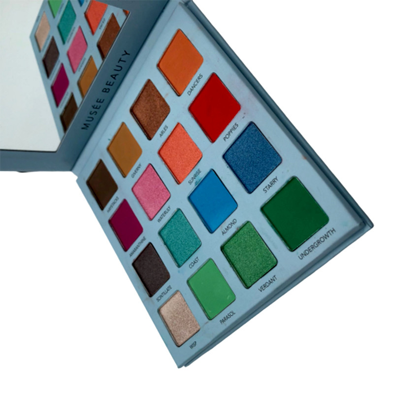 pearl light inferior light 16 Color OEM Makeup Eyeshadow Palette