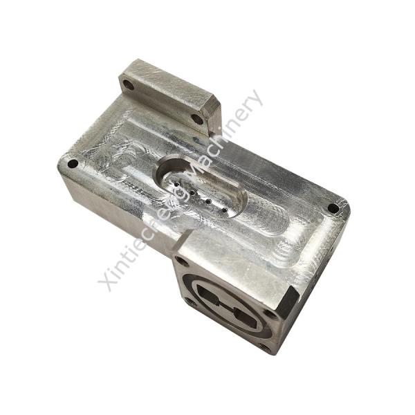 Grey Metal Custom Machined Parts Colorless Oxidation For Telecommunication