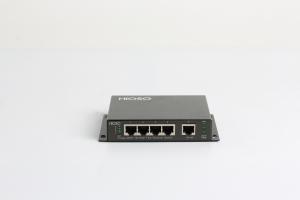 Wholesale 4 Rj45 1 Uplink Port High Power Optical Switch , Industrial Gigabit Ethernet Switch DC12V from china suppliers