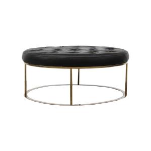 Wholesale SGS Leather Metal Coffee Table Antique Round Table With Leather Top from china suppliers