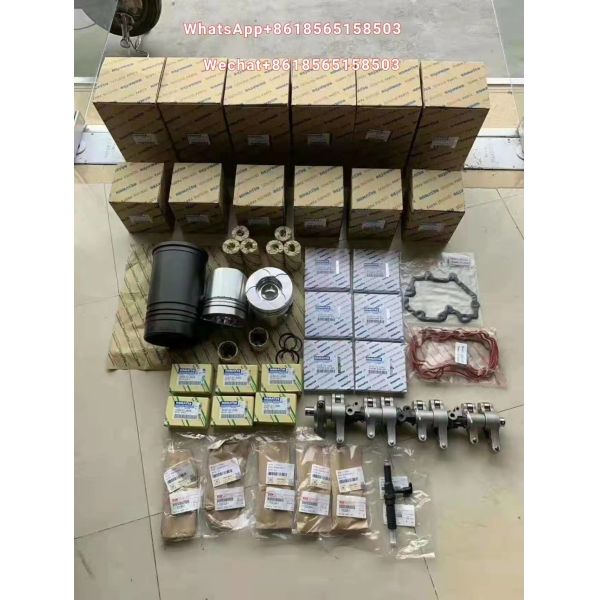 Komatsu Pc400-8 Diesel Engine Assembly 6d125-1-2-3 Engine Four Matching Piston Components Piston Liner Piston Ring