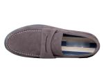 Fashion Mens Slip On Leather Sneakers PU Upper Durable Brown Casual Loafers