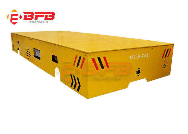20t Motorized Carts Electrical Control System Rail Wagon Flat Cars Factory