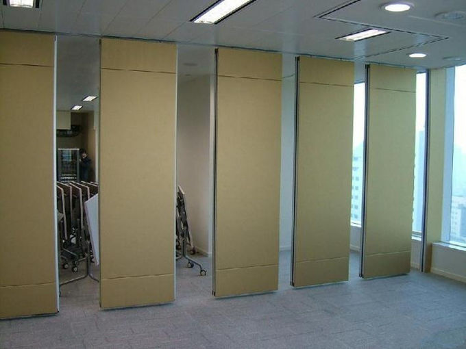 Acoustic Movable Wooden Sliding Partition Walls Easy To Operate