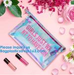Customize New Fashion Hologram Cosmetic PVC Bag Holographic Makeup Bag Ladies