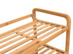 4 Tier Bamboo Home Furniture Wooden Shoe Racks And Organizers Free Standing