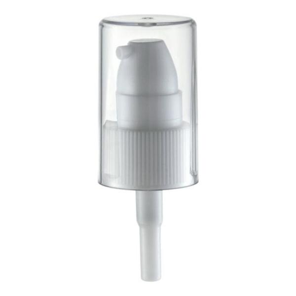 Full Flat Cover Plastic Treatment Pump for Skin Care Fast Delivery 18/410 Cream