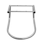 Ergonomic Metal Frame Office Chair Durable Construction Black Electroplated