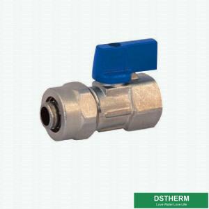 Wholesale Nickel Plated Customized Mini Forged Brass Ball Valve Female Threaded Brass Ball Valve from china suppliers