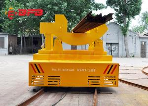 Wholesale Unlimited Distance Motorized Rail Cart , Storage Battery Motorized Rail Cart Industry Turning Bogie from china suppliers