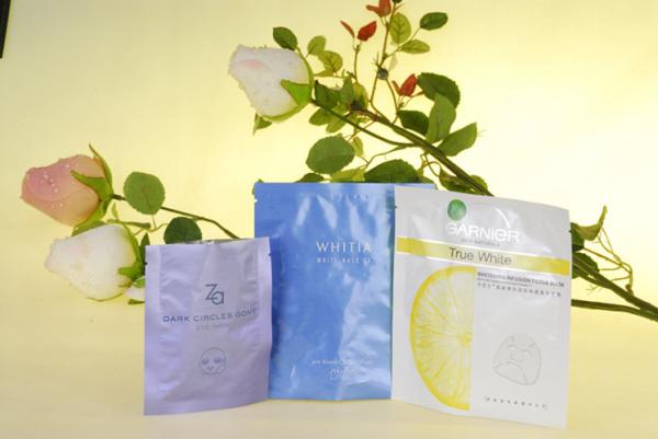 Multi-layer Laminate Colored Cosmetic Packaging Bag Delicate Printing for Facial