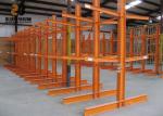 Cantilever Lumber Rack , Metal Cantilever Rack Heavy Duty Cantilever Shelving